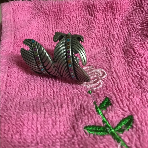 Multi-stoned Feather ring - Picture 3 of 3